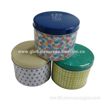 Small Round Tin Box for Gifts, Promotional Items, Sweets, Candies and Coffee Beans